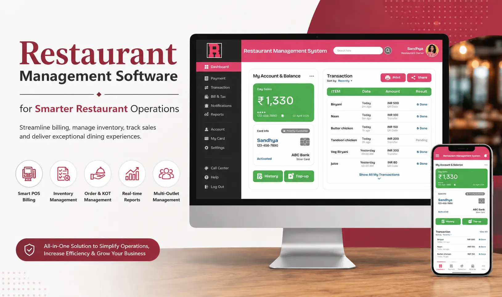 Restaurant POS and Management Software