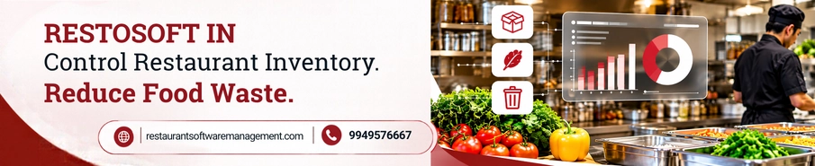 Restaurant inventory management for reducing food waste and improving stock control