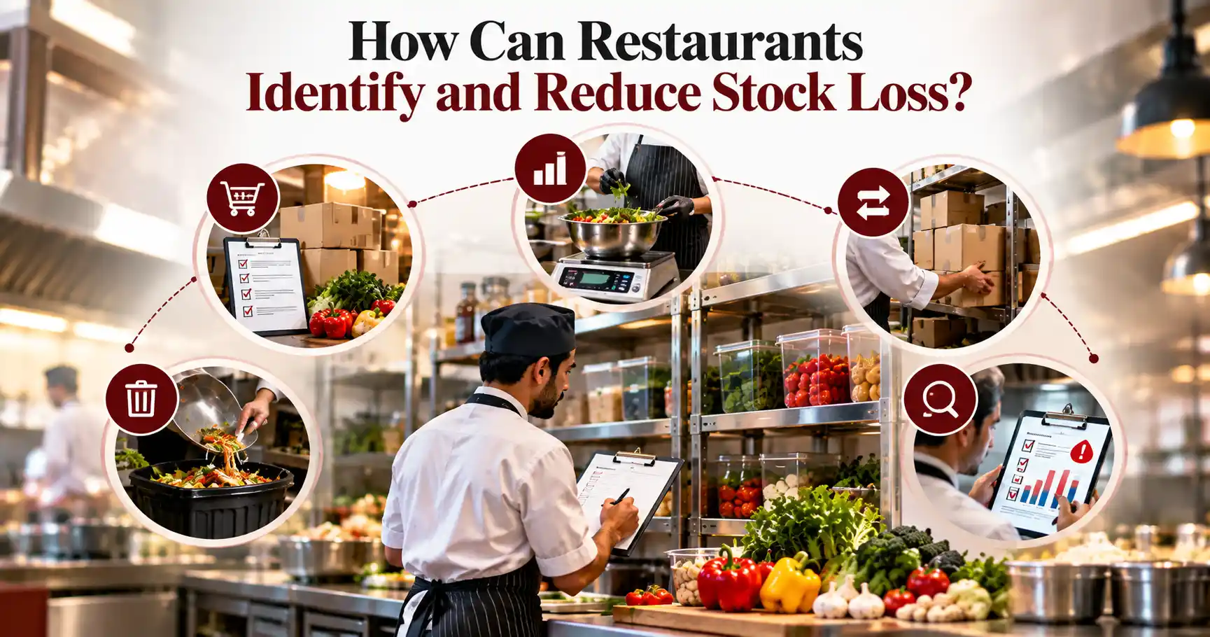Restaurant inventory workflow for identifying and reducing stock loss