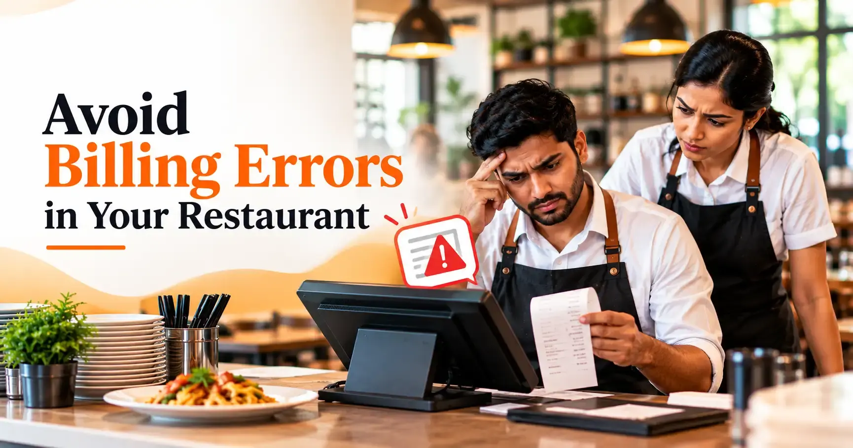How to prevent restaurant billing errors using restaurant billing software and accurate payment management.