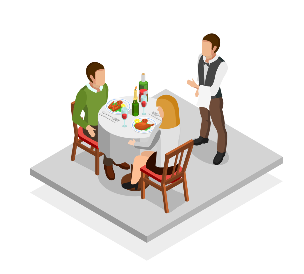 Fine Dine Restaurant homepage banner – software overview