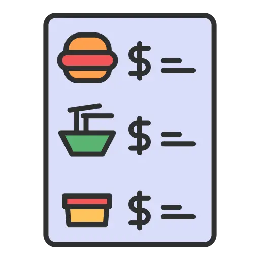 Menu Performance analysis chart – restaurant software report